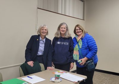Senator Bayer at her Coffee Hour at the Northville Community Center.