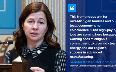 McDonald Rivet Celebrates Grant to Create 1,100 Jobs, Support New Saginaw Area Solar Panel Manufacturing Facility 