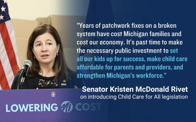 McDonald Rivet, Anthony, Hertel, Farhat, Fitzgerald, Mentzer, and Churches Introduce ‘Child Care for All’ Legislation