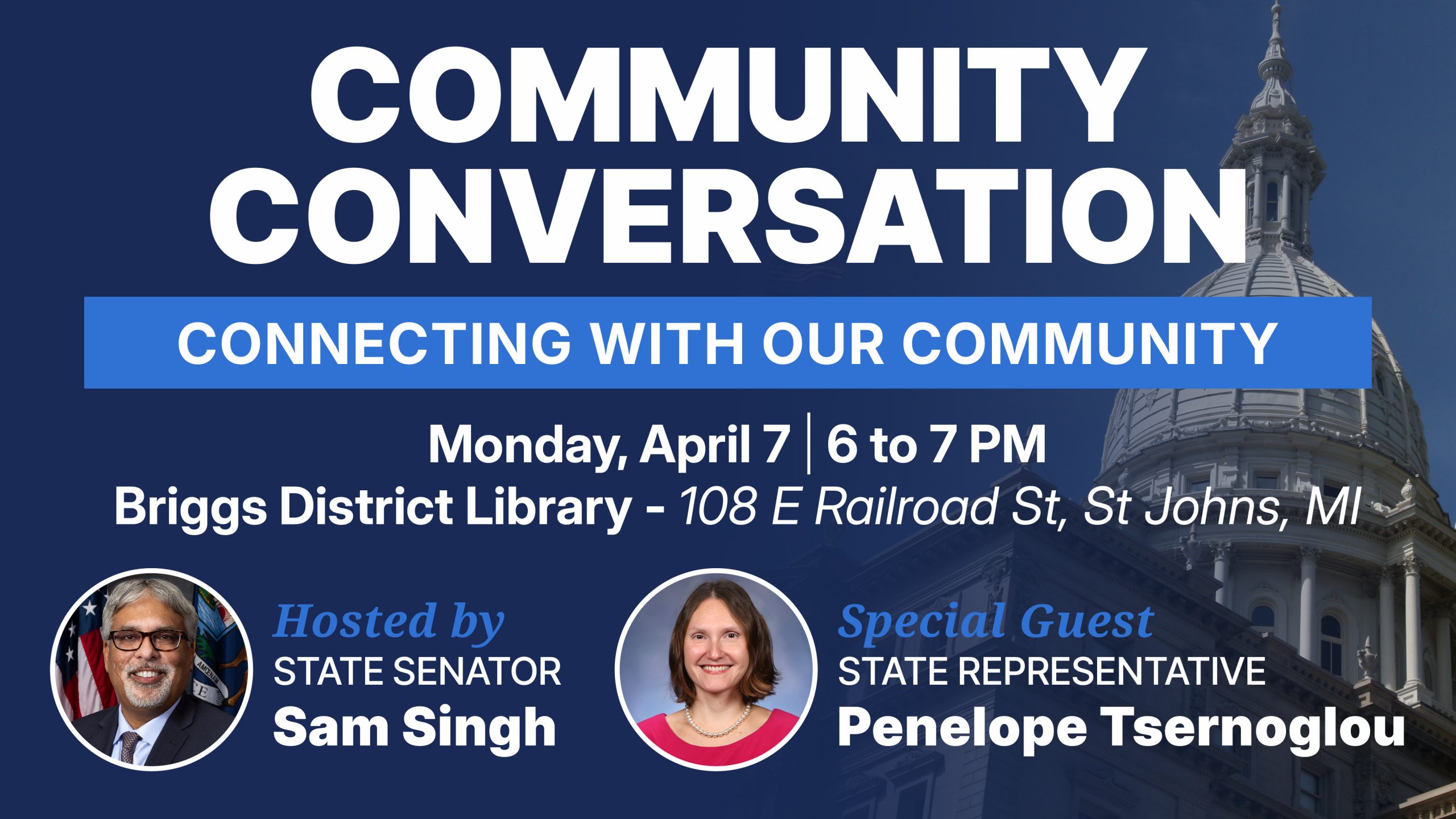 Community Conversation with Senator Singh