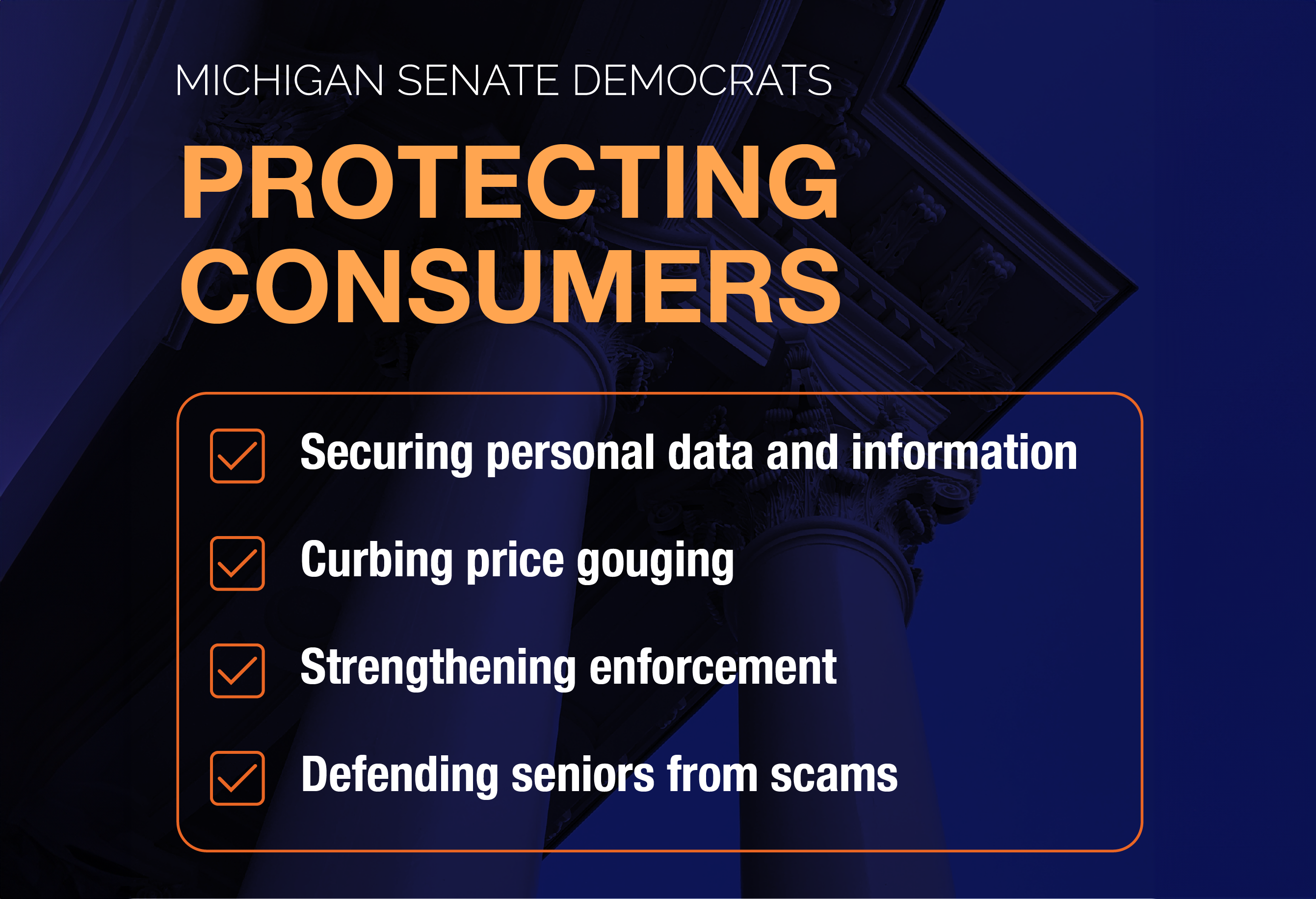Senate Democrats Continue Work to Strengthen Consumer Protections in Michigan